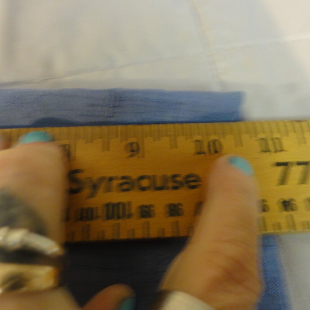 Bill Blass Premium Shirt Mens Size XXL Blue Button Front Single Pocket‎ - Picture 10 of 12